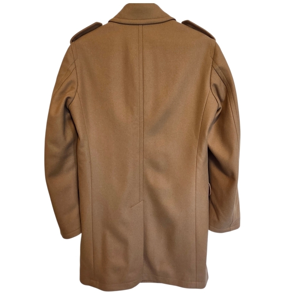 Banana Republic Italian Wool Camel Coat | Emmetex Fabric | Double Breasted Tailo - Picture 6 of 11